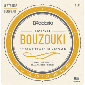 DADDARIO EJ81 Strängset Irish Bouzouki Phosphor Bronze 011-040