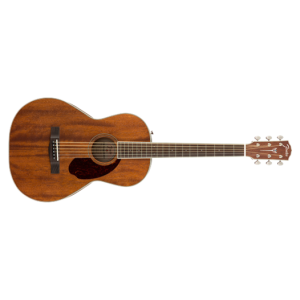 Fender Acoustic Guitars PM-2 Parlor, Ovangkol Fingerboard, All-Mahogany w/case