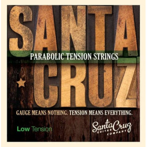 Santa Cruz Parabolic Tension Strings Low Tension for small bodied guitars