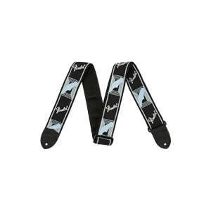 Axelband Fender Monogrammed 2´´ Strap, Blk/Grey/Blue