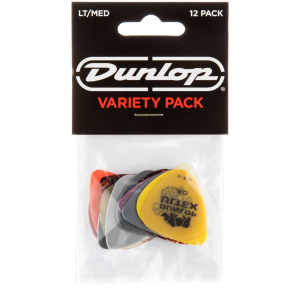 Dunlop Plektrum Variety Pack PVP101 12-pack Light/Medium