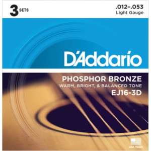 DADDARIO EJ16-3D 012 - 053 (3-pack)