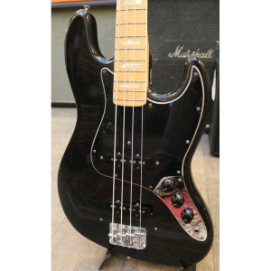 Fender Jazz bass black MN -76 serial 7633355, beg. (Stockholm)