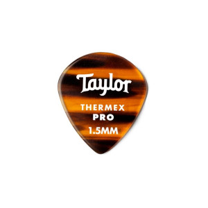 Taylor Premium Darktone 651 Thermex Pro Picks, Tortoise Shell, 1.50mm, 6-Pack