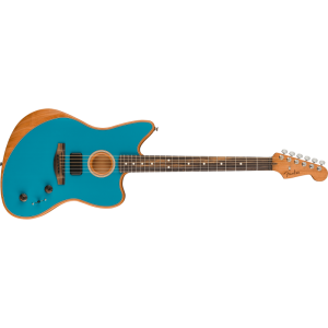 Fender American Acoustasonic Jazzmaster, Ocean Turquoise, Ebony Fingerboard