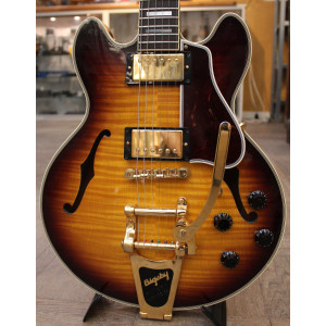 2009 Gibson Custom CS356 figured top vintage sunburst w/ Bigsby