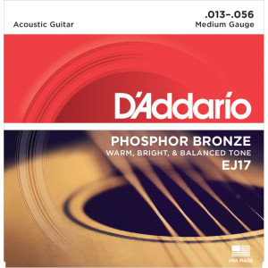 DADDARIO EJ17 Strängset Western Phosphor Bronze 013-056