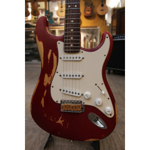 2002 Fender Highway One Stratocaster crimson red transparent