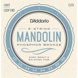 DADDARIO EJ73 Strängset Mandolin 010-038 Light