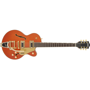 Gretsch G5655TG Electromatic Center Block Jr. Single-Cut with Bigsby and Gold Hardware, Laurel Fingerboard, Orange Stain
