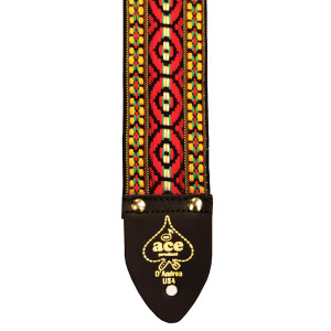 Ace Straps Bohemian Red 2" Vintage Reissue Strap